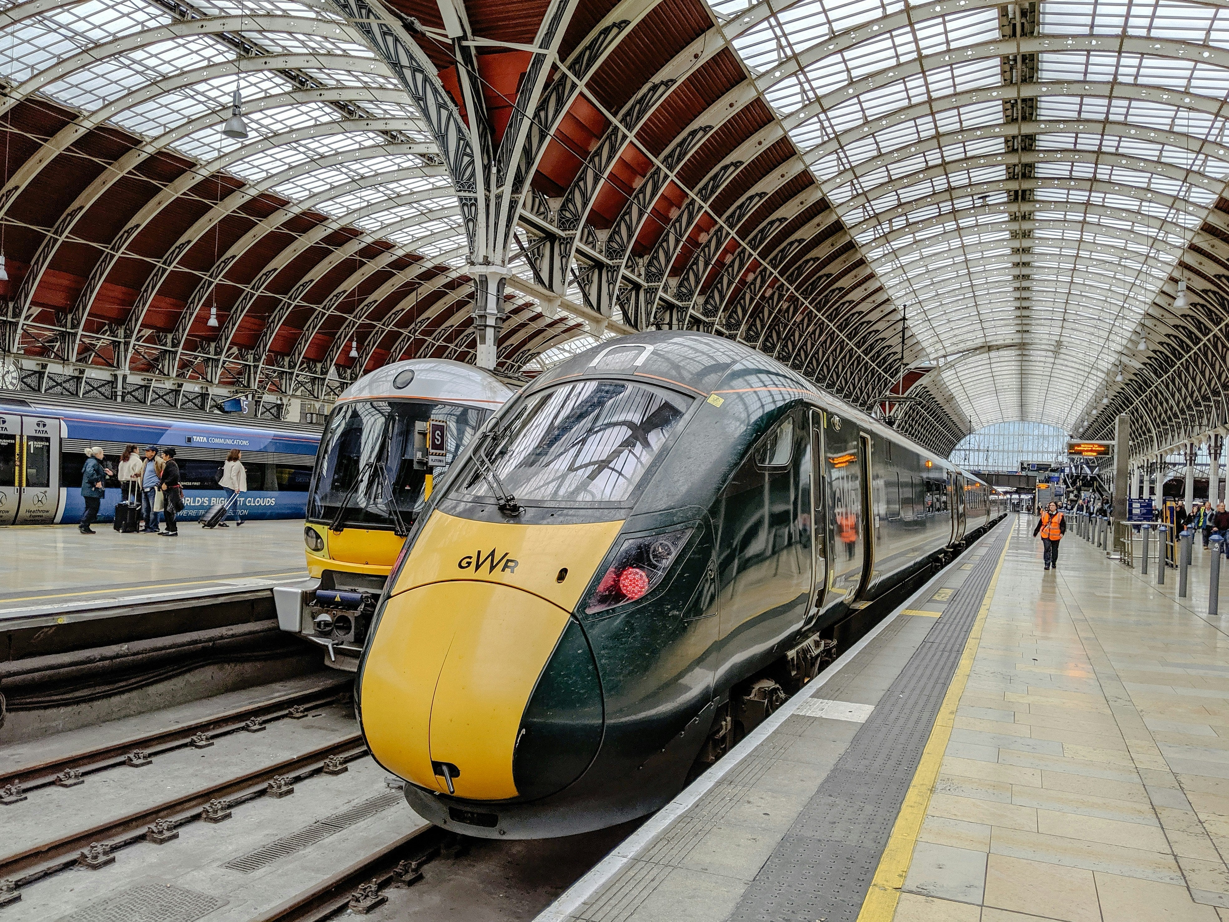 custom cardboard boxes - UK train station